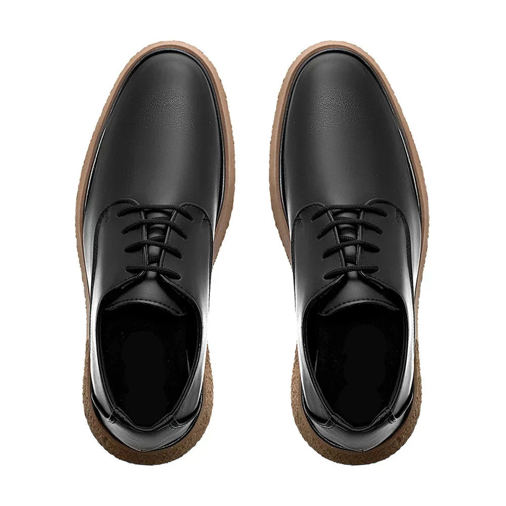 Sapato Masculino Derby Casual New Crepe Confort Classic